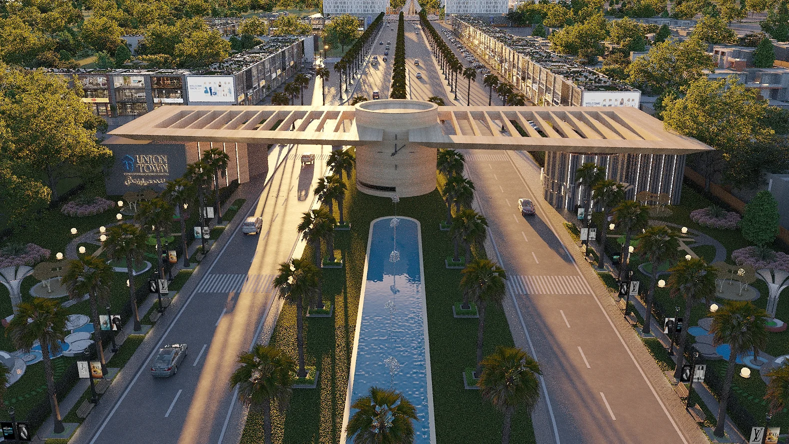 Architectural visualization - Union Town - Tricon3D