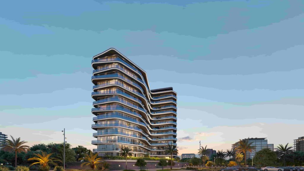 Photorealistic 3D architectural rendering services showcasing a modern residential exterior with landscaping and natural lighting.