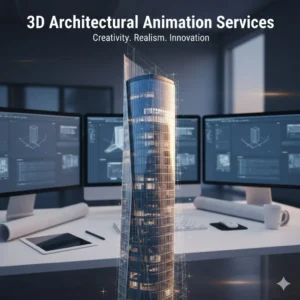 3D Architectural Animation Services showcasing realistic building visualization and animated architectural design for marketing presentations.